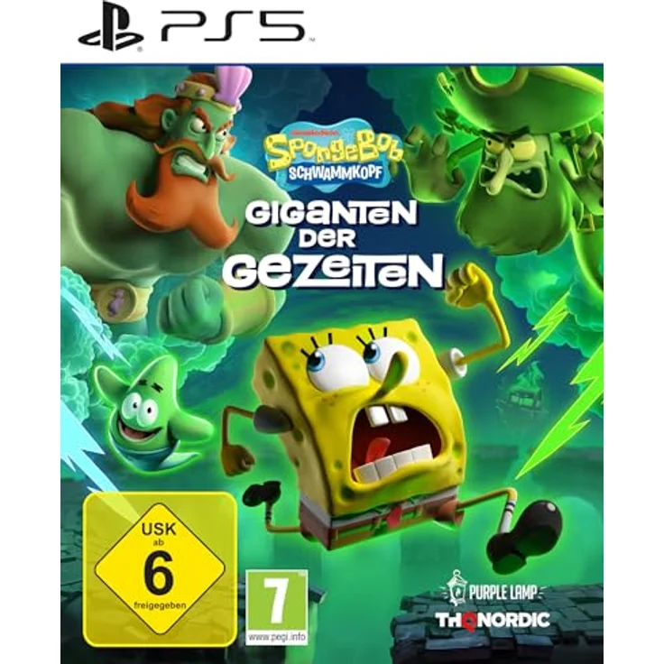 THQ NORDIC GMBH SpongeBob SquarePants: Giganten der Gezeiten - PS5-Spiel mit einzigartigen Fähigkeiten von SpongeBob und Patrick, vollständiger Vertonung und epischen Bosskämpfen – Bild 1