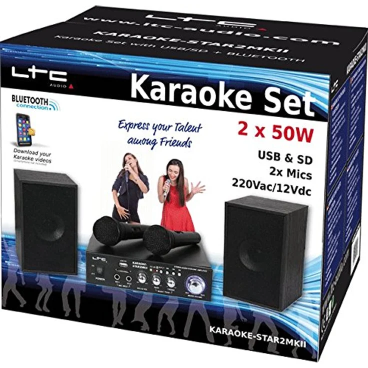 Ltc 10-7001 Karaoke Set mit USB-SD und Bluetooth – Bild 9