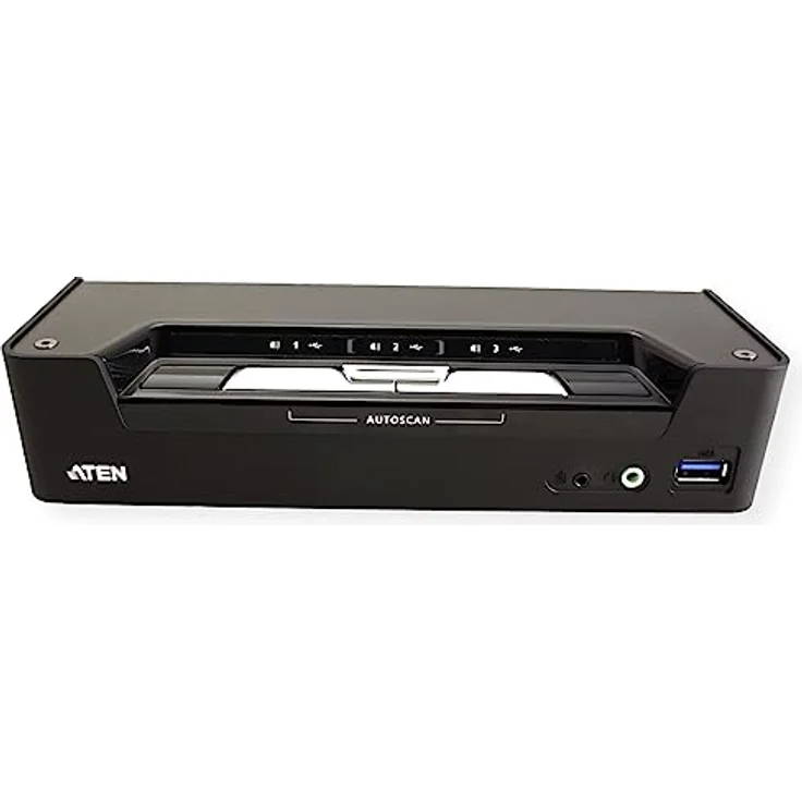ATEN CS1953 3-Port USB-C DisplayPort Hybrid KVM, Schwarz – Bild 5