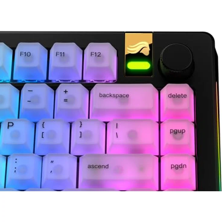 Glorious Polychroma V2 Keycaps, ANSI Layout (US), Polycarbonat, UV-Druck - Transparent – Bild 7