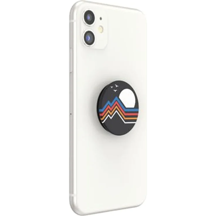 PopSockets PopGrip, Ständer und Griff mit austauschbarer Oberseite, Moon Horizon, Anti-Drop Funktion – Bild 3