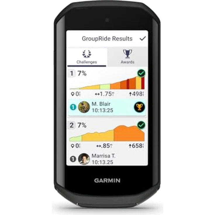 Garmin Edge 1050 Bundle, GPS-Fahrradcomputer mit 3,5-Zoll-LCD-Display, Herzfrequenz-Brustgurt, Geschwindigkeitssensor und Trittfrequenzsensor, bis zu 60 Stunden Akkulaufzeit – Bild 3