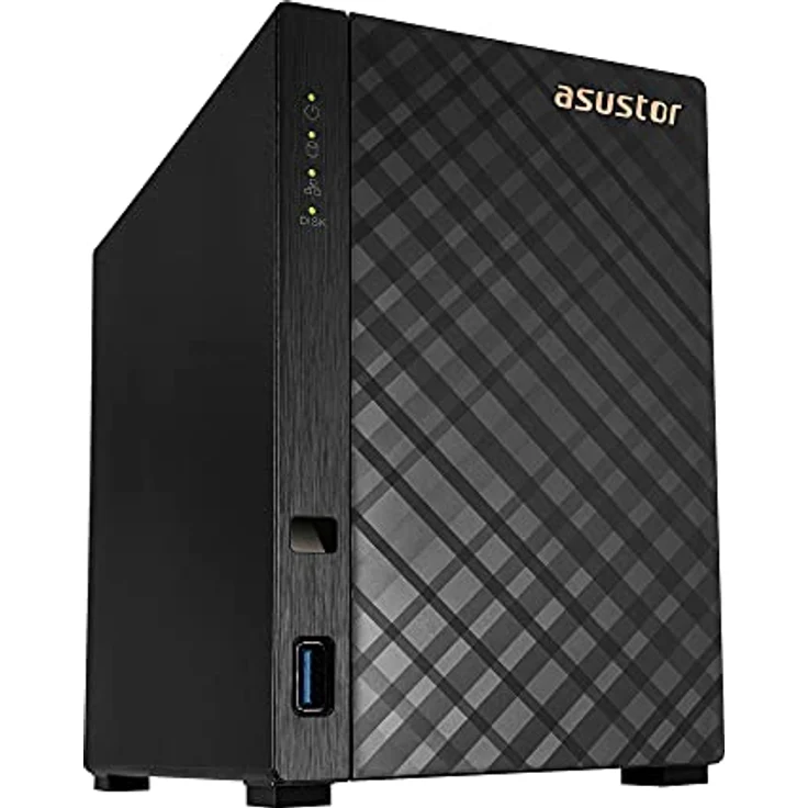 Asustor Drivestor 2 AS1102T 2 Bay NAS Server - Netzwerkspeicher Gehäuse, Quad Core 1.4 Ghz CPU, 2,5 GbE Port, 1GB DDR4 – Bild 1