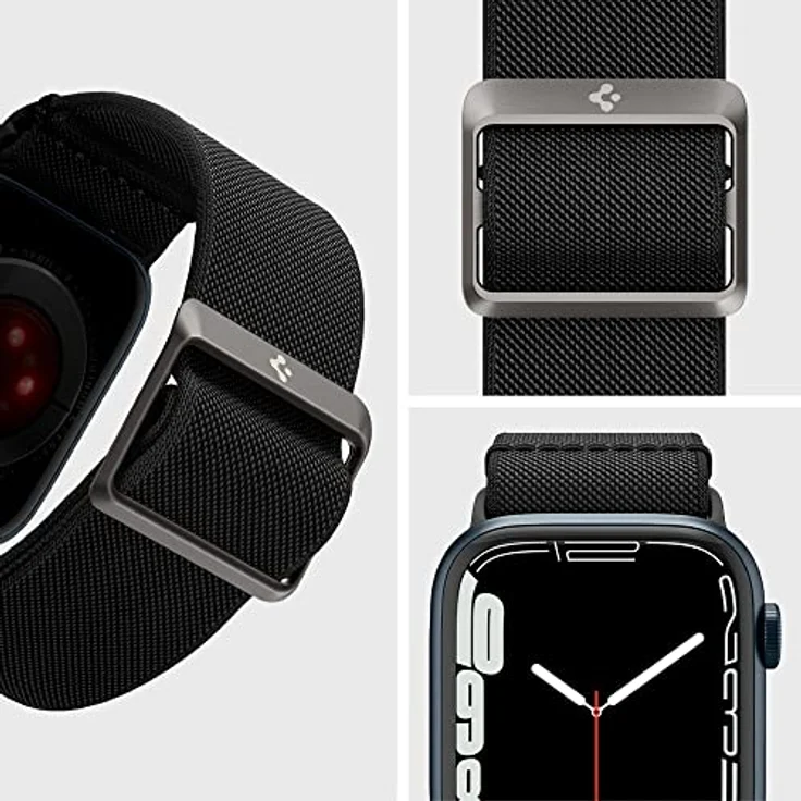 Spigen FIT LITE Apple Watch 4 - 5 - 6 - 7 - 8 - SE - ULTRA (42 - 44 - 45 - 49 MM) SCHWARZ – Bild 5