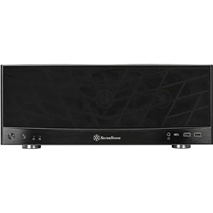 SilverStone Technology SST-GD11B-Grandia HTPC ATX Computer Gehäuse mit verbesserter Kühlleistung, schwarz – Bild 2