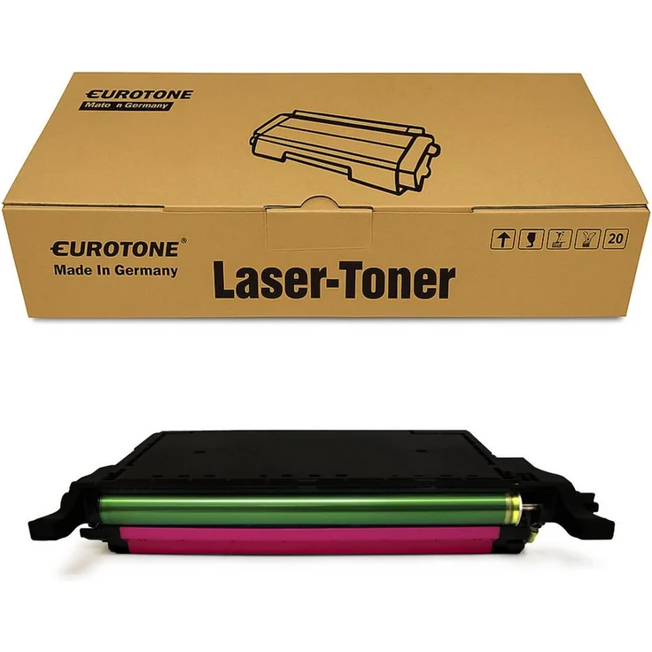Eurotone Tonerkartusche CLTM6092S, Magenta, Kompatibel für Samsung CLP770 bis CLP775, Druckleistung bis zu 7.000 Seiten