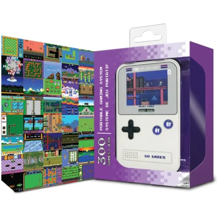 dreamGEAR My Arcade Go Gamer Classic, tragbare Spielkonsole mit 300 integrierten Spielen, lila – Bild 5