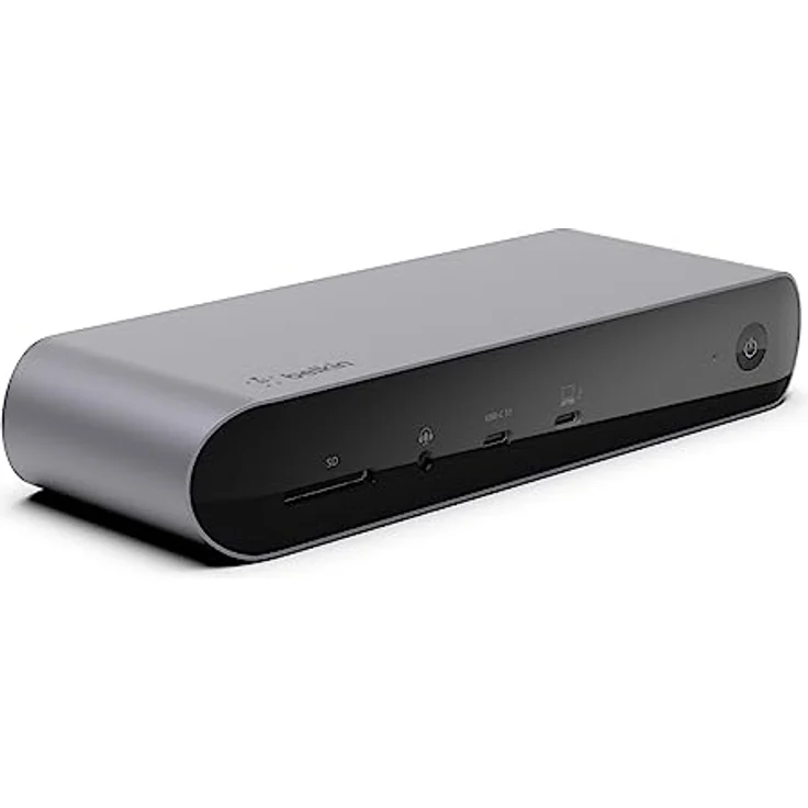 Belkin Thunderbolt 4 Dock Pro, geeignet für 1 Monitor (8K bei 30 Hz) oder 2 Monitore (4K), Docking Station mit 2 Thunderbolt 4-Ports, 2 HDMI-Ports, 90 W PD, Audio-Ein-/Ausgang, für MacBook Pro und XPS – Bild 1
