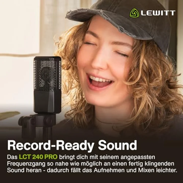 Lewitt LCT 240 Pro Mikrofon für Home Recording, Schwarz – Bild 3