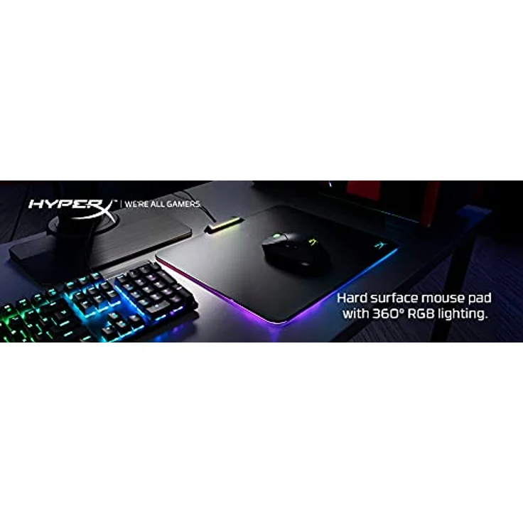 HyperX HX-MPFU-M Fury Ultra - Mauspad mit Harter Oberfläche und 360° RGB-Beleuchtung – Bild 10
