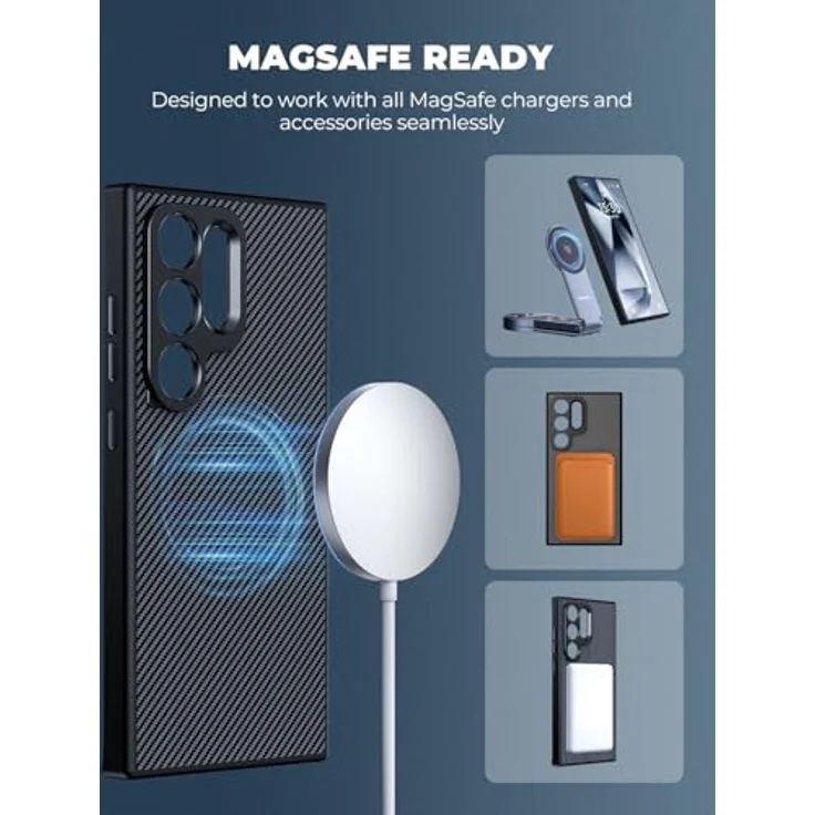 Freewell Pro Filmmaker Case für Samsung Galaxy S24 Ultra, Smartphone Hülle mit Magnetfilter-Integration, 17-mm-Objektivanschluss, Schwarz – Bild 4