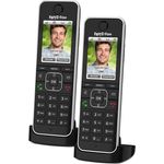 AVM FRITZ!Fon C6, Doppelpack schnurloses DECT-Telefon mit HD-Telefonie, Farbdisplay und Smarthome-Steuerung