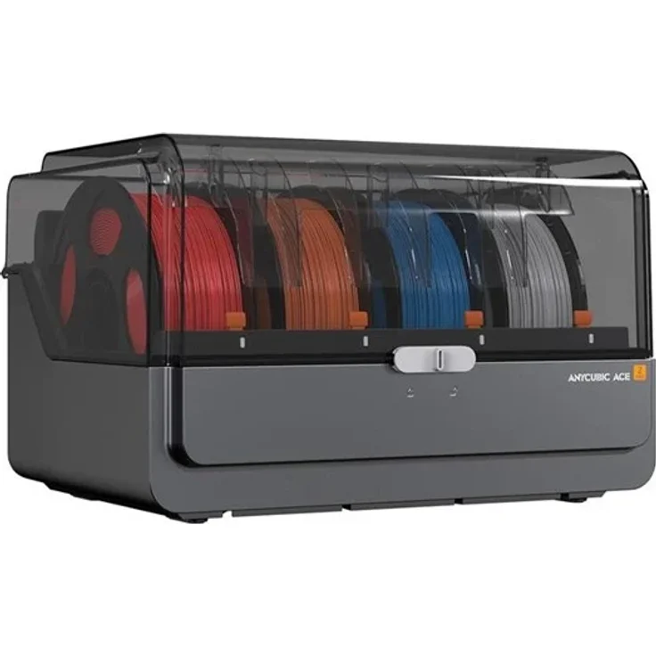 ANYCUBIC ACE 2 Pro Multi-Filament System für Kobra S1, 4-Filament Unterstützung, bis zu 16 Farben, integriertes Trocknungssystem und automatischer Spulenwechsel