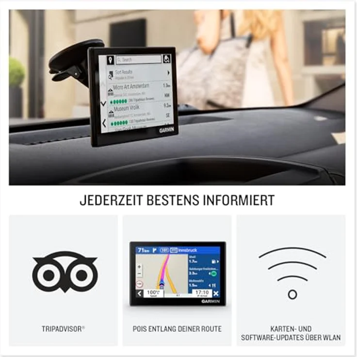 Garmin Drive 53, 12,7 cm (5 Zoll) Navigationsgerät mit 16 GB Speicher, Ganz Europa, schwarz, Versandkostenfrei – Bild 4