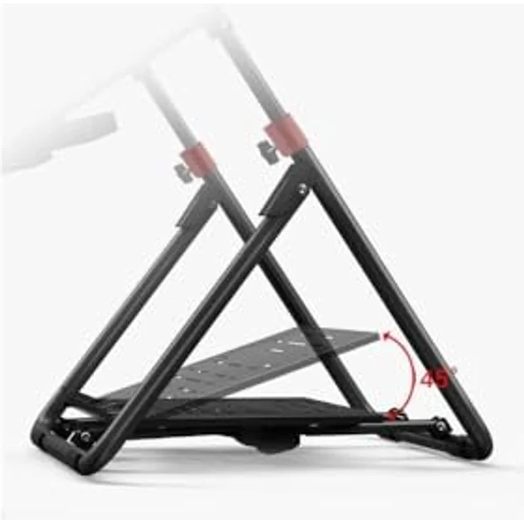 PXN Adjustable Gaming Wheel Stand A9, Höhenverstellbarer Stand für Lenkrad, Pedale und Gangschaltung, schwarz – Bild 3