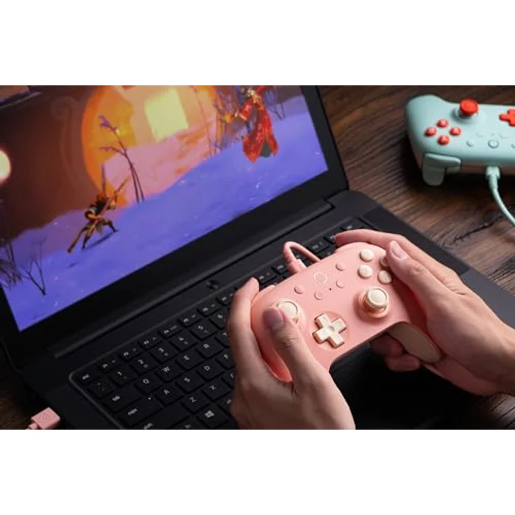 8bitdo Ultimate 2C Wired Gaming Controller für Windows, Android und PC, Rosa - Präzision und Komfort für Gamer – Bild 5