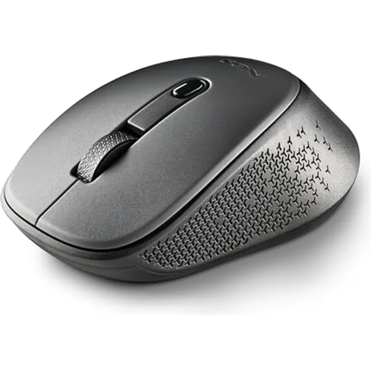 NGS Dew Gray, Funkmaus mit optischem Sensor, ergonomisch, lautlos, 800/1600 DPI, Plug & Play, beidhändig, Nano-Receiver – Bild 5