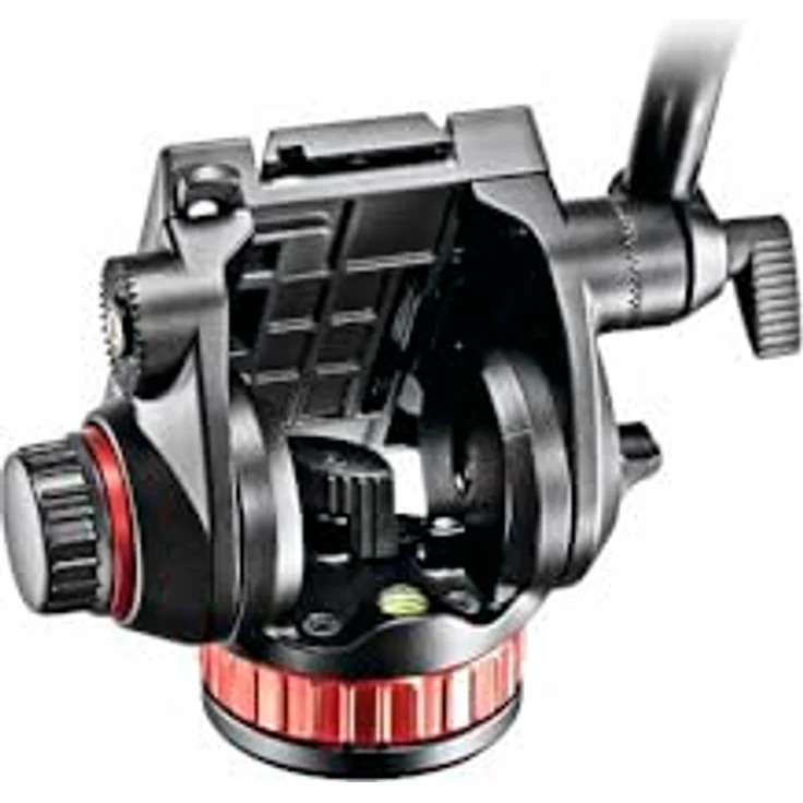 Manfrotto 502 PRO Fluid Videokopf mit Flachbasis (Counterbalance, Easy-Link, für professionelle Foto- -Videografen, Camcorder und DSLR bis 7 kg, MVH502AH) – Bild 3