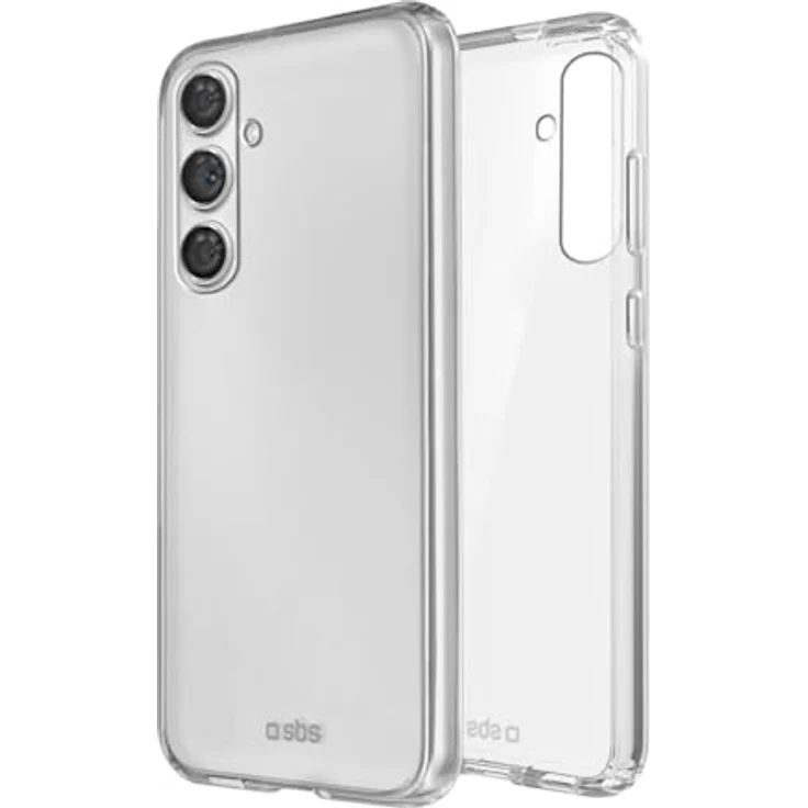 SBS Skinny Case für Samsung S25, flexible Schutzhülle mit 0,3 mm Slim Design, kompatibel mit kabellosem Laden, robust gegen Stöße und Kratzer, Kamera- und Displayschutz, Material TPU – Bild 1