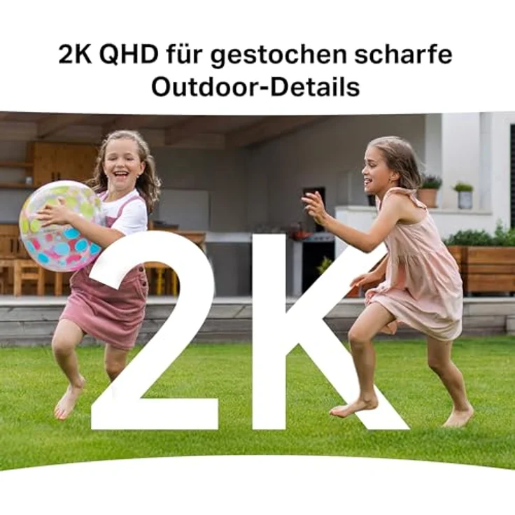 MERCUSYS MC510 2K WLAN Überwachungskamera Außen, 360° Schwenk-/Neige, Farbige Nachtsicht, Personenerkennung, Zwei-Wege-Audio, Wetterfest, microSD bis 512 GB – Bild 3