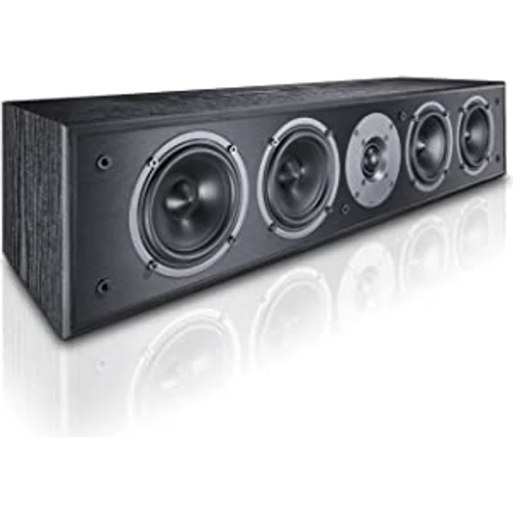 Magnat Monitor S14 C Black, 2,5-Wege Centerlautsprecher mit 4-fach Bass-Mitteltonbestückung, Schwarz – Bild 3