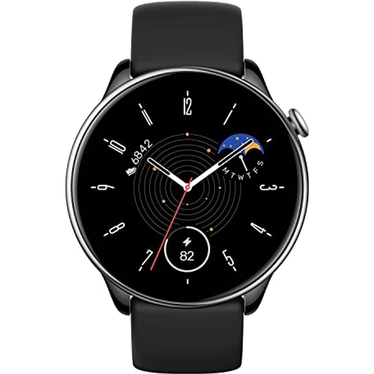 Amazfit GTR Mini Smartwatch für Frauen und Männer, mit präzisem GPS-Tracking, Fitness-Sportuhr mit 120+ Sportmodi, 14 Tage Batterielaufzeit, Herzfrequenz- und Blutsauerstoffmonitor, schwarz – Bild 1
