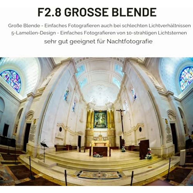 7artisans 7,5 mm f2.8 Mark II, APS-C Fischaugen-Weitwinkel-Objektiv mit 190° Blickwinkel für Canon R Mount Kameras R RP R5 R6 – Bild 3
