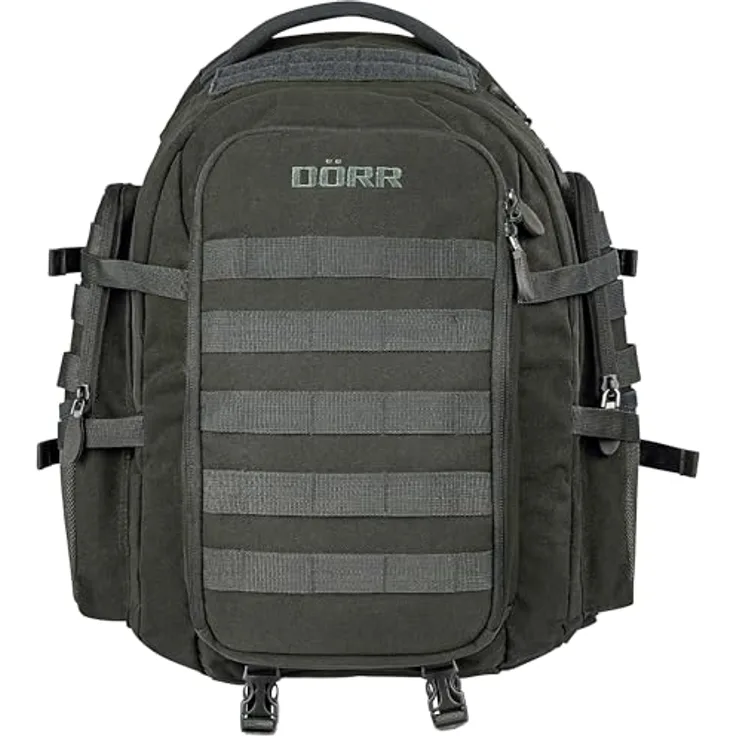 Dörr Fotorucksack ProTac, Trekkingrucksack in Olivgrün, 25 l mit Zubehörfach und Reißverschluss