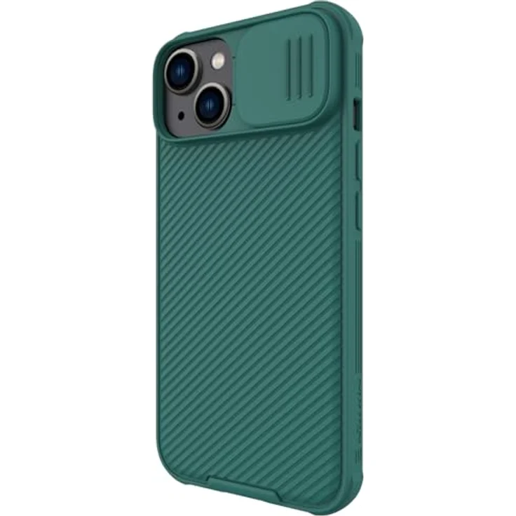 Nillkin CamShield Pro Case für iPhone 14 Plus, Armored Cover mit Kameraschutz, grün – Bild 4