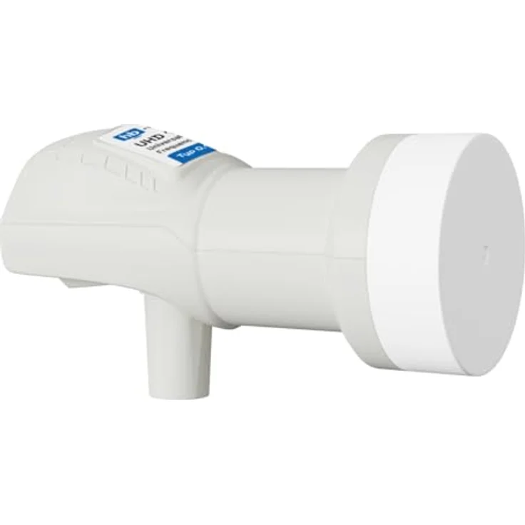 HB-DIGITAL Single LNB, LTE Protected für 1 Teilnehmer, Full HD 3D 4K UHD, vergoldete Kontakte, Weiß – Bild 5