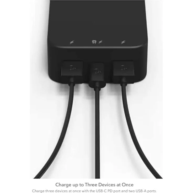 Zagg MOPHIE POWERSTATION 10K WITH PD BLACK (20W USB C 2XUSB A 12W) (10000 mAh), Powerbank, Schwarz – Bild 3