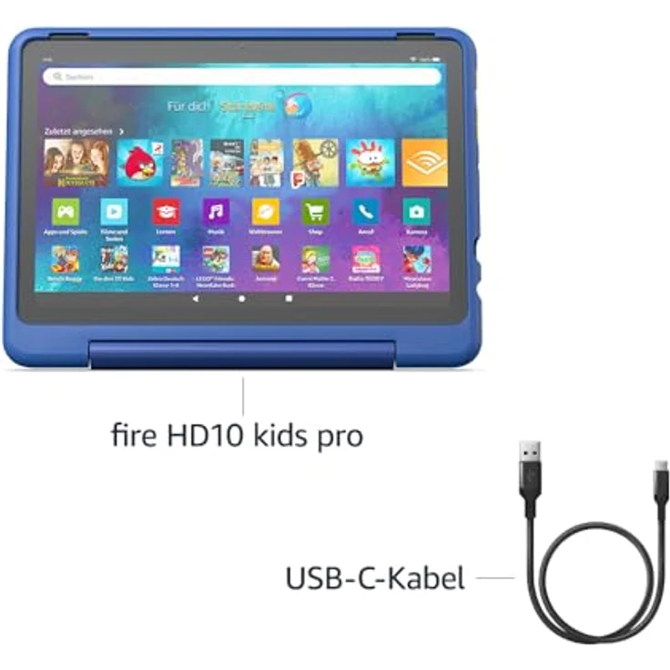 AMAZON Fire HD 10 Kids Pro (2023), 32 GB Tablet mit Nebula Design Hülle, kindersicher und leistungsstark – Bild 5