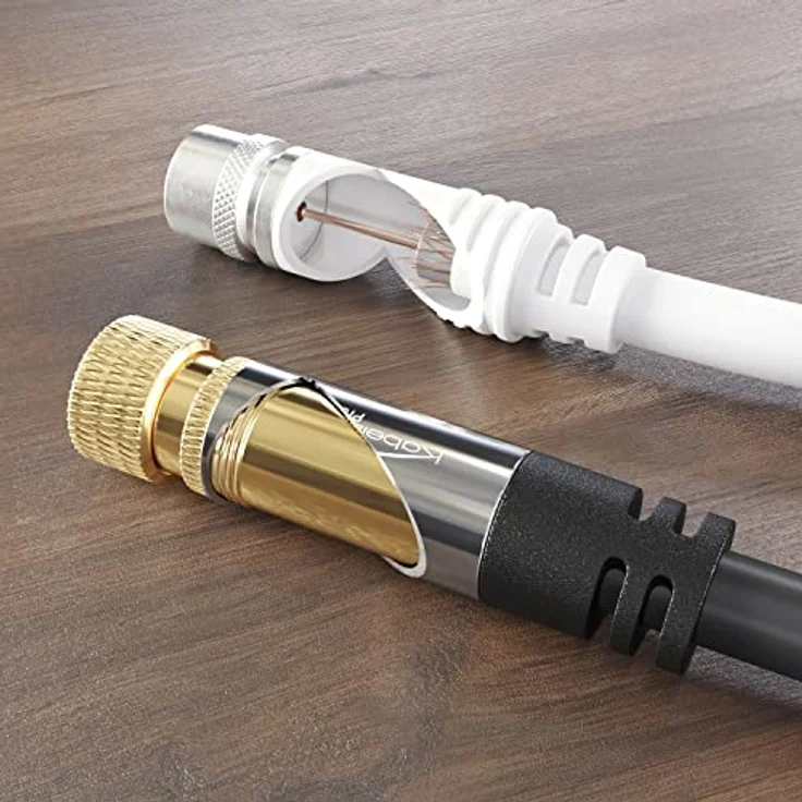 KabelDirekt - SAT Kabel - 5m - (F-Stecker, 75 Ohm, F Stecker Koaxialkabel geeignet für TV, HDTV, Radio, DVB-T, DVB-C, DVB-S, DVB-S2) - PRO Series – Bild 6