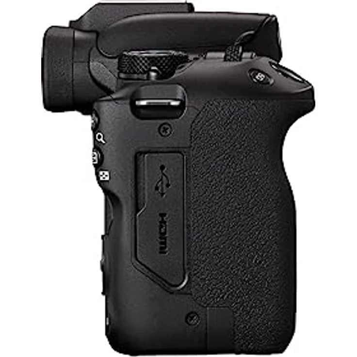 Canon EOS R50 Systemkamera + RF-S 18-45 is STM Objektiv - Spiegellose Kamera (Digitalkamera mit Autofokus und Motiverkennung für Augen Tiere Fahrzeuge, 4k Videokamera, 15 Bilder pro Sekunde) schwarz – Bild 5