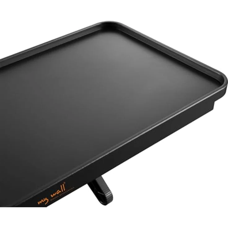 My Wall Ablagefach Schwarz, Kickstand-Style Regal für TV & Monitor mit rutschfester Oberfläche, bis 6 kg Belastbarkeit – Bild 4