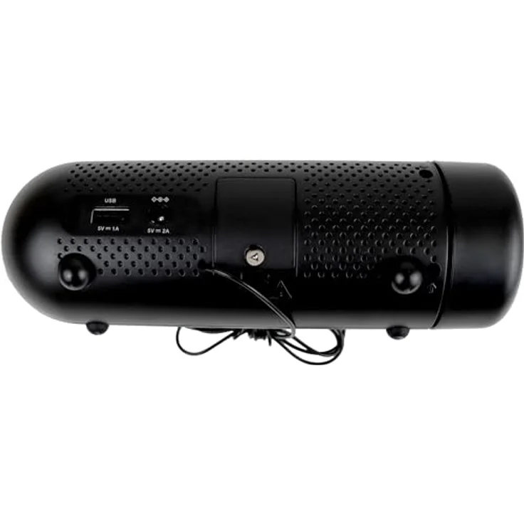Majestic RS 119P DAB/DAB+/FM Radiowecker mit LCD-Display, einstellbarer Projektionsuhr, USB Ladeanschluss, zwei Alarme und drei Klingeltöne, schwarz – Bild 3