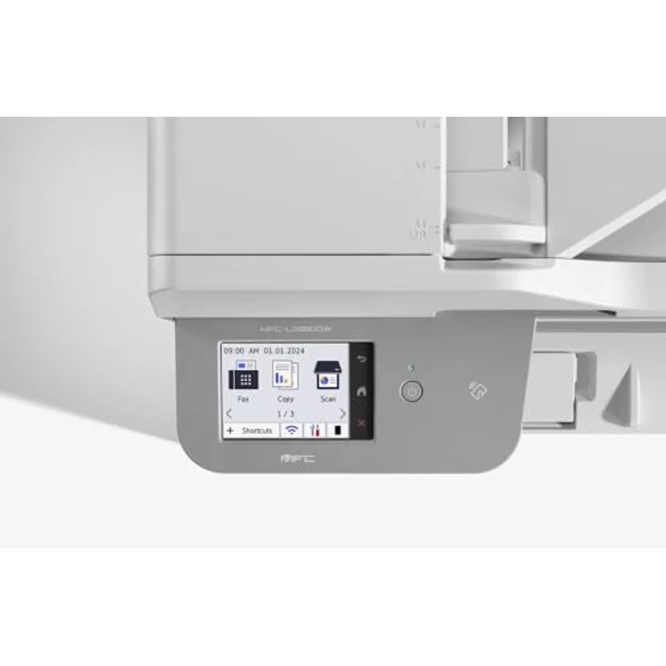 Brother MFCL2980DW Monochrom-Laser-Multifunktionsgerät mit 34 Seiten pro Minute, automatisches beidseitiges Drucken und Kopieren, kabelgebundenes Netzwerk, WLAN und NFC, 8,8 cm Touchscreen-Display, Schwarz – Bild 3