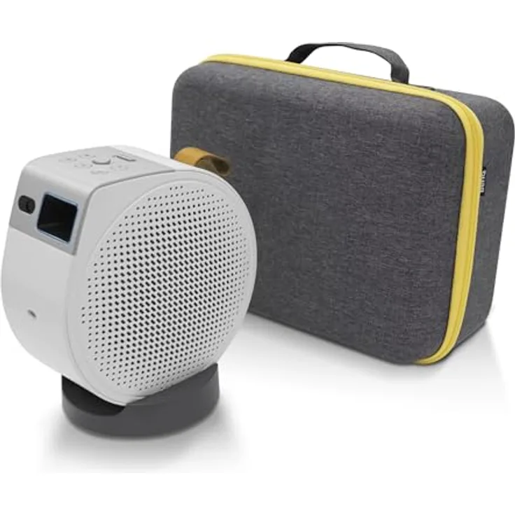 BenQ Tragetasche für GV50 und GV31, Halbwasserdicht mit gepolstertem Innenmaterial und maßgeschneiderten Zubehörfächern