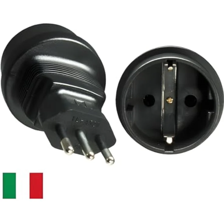 EFB-Elektronik GmbH Stromadapter Italien YL-4523,ITA 3pin Stecker/CEE 7/3 Buchse (EB515.4) – Bild 5