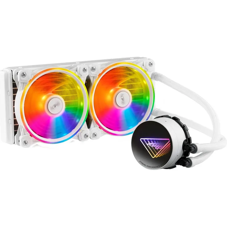Adata XPG Levante X 240, RGB CPU Wasserkühler mit 7. Generation Asetek Kühltechnik, weiss