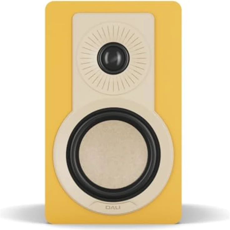 DALI KUPID Premium-Kompakt-Passiv-HiFi-Regallautsprecher, 4,5-Zoll-Tieftöner, 1-Zoll-Hochtöner, inklusive Wandhalterung, Goldgelb – Bild 2