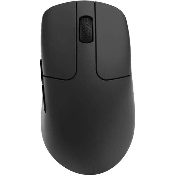 Keychron M2 Wireless, Ergonomische Gaming Maus mit 26000 DPI und kabelloser Verbindung, Schwarz