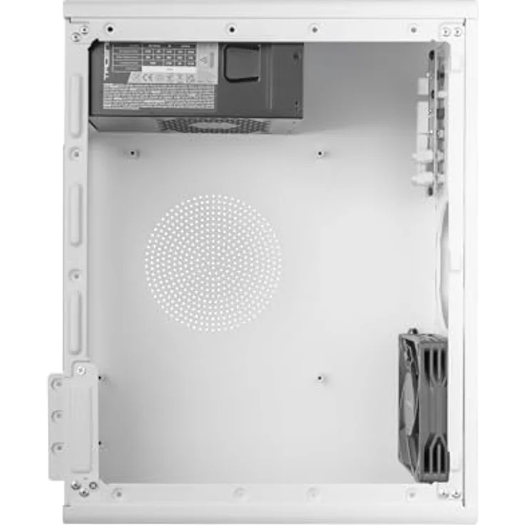 Tacens Aeroslim500, Slim MicroATX PC-Gehäuse mit 500W TFX-Netzteil, optimierte Luftzirkulation, Weiß – Bild 6