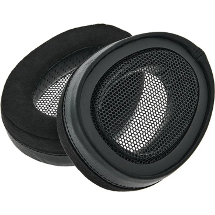 Meze Audio Duo Leather Alcantara Ohrpolster, aus Echtleder und Alcantara, passend für Elite, Empyrean und Empyrean II, Paar