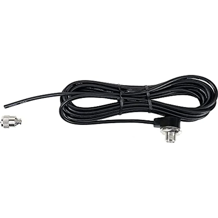 PNI T601 Verbindungskabel für CB-Antenne Typ PL mit Gewinde, PL259-Stecker, RG58-Koaxialkabel – Bild 1