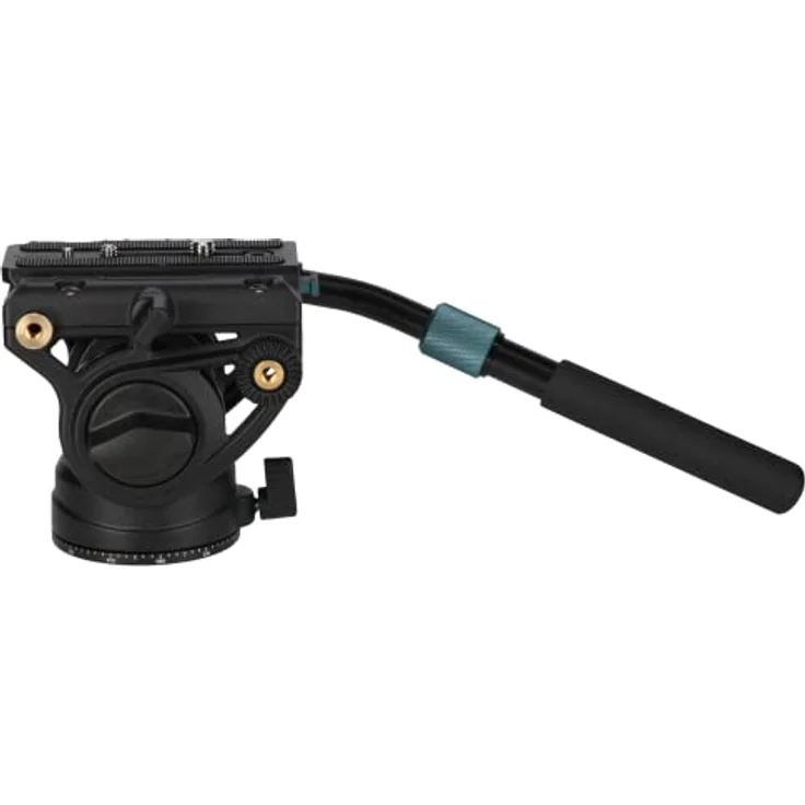 Rollei VH-9 Fluid-Videokopf, Videoneiger für Camcorder und DSLR-Kameras, für Filmaufnahmen, Videografie, Content Creation, Live-Streaming und Tragkraft 12kg – Bild 2