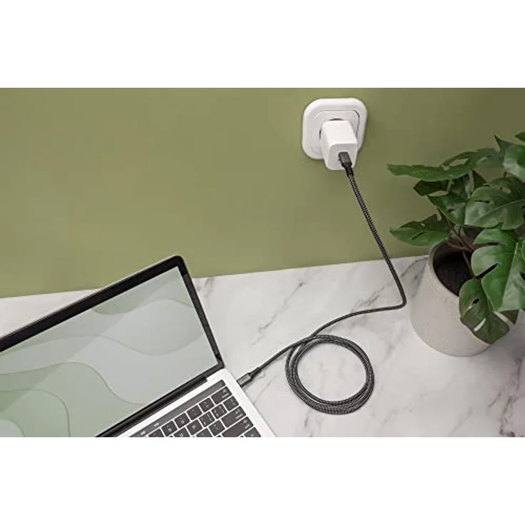 DIGITUS USB-C Anschlusskabel - USB 4.0 - Power Delivery 3.0-40 Gbit/s - 8k/60Hz - 1m - Schwarz – Bild 5
