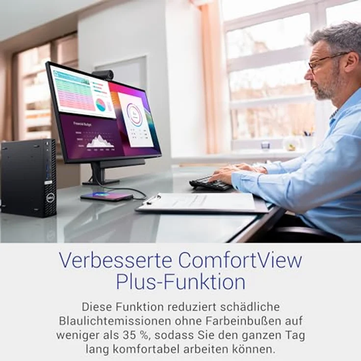 Dell P2725H 27" FHD IPS Monitor, 1920 x 1080, 100Hz, 8ms, TÜV Rheinland Eye Comfort – Bild 12
