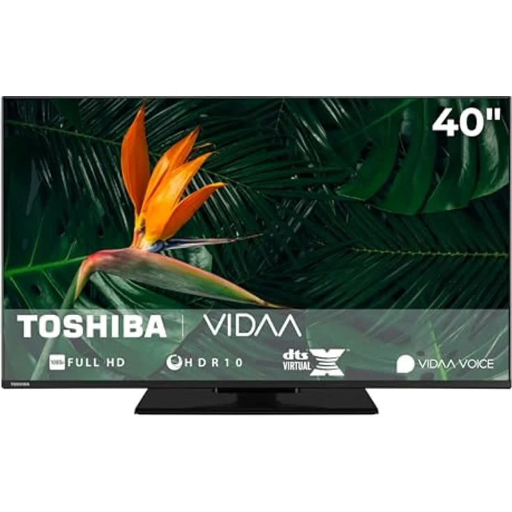 Toshiba 40LV3F63DA, 40 Zoll Smart TV mit VIDAA, Full HD, HDR, Triple-Tuner und Bluetooth, LED Fernseher – Bild 1