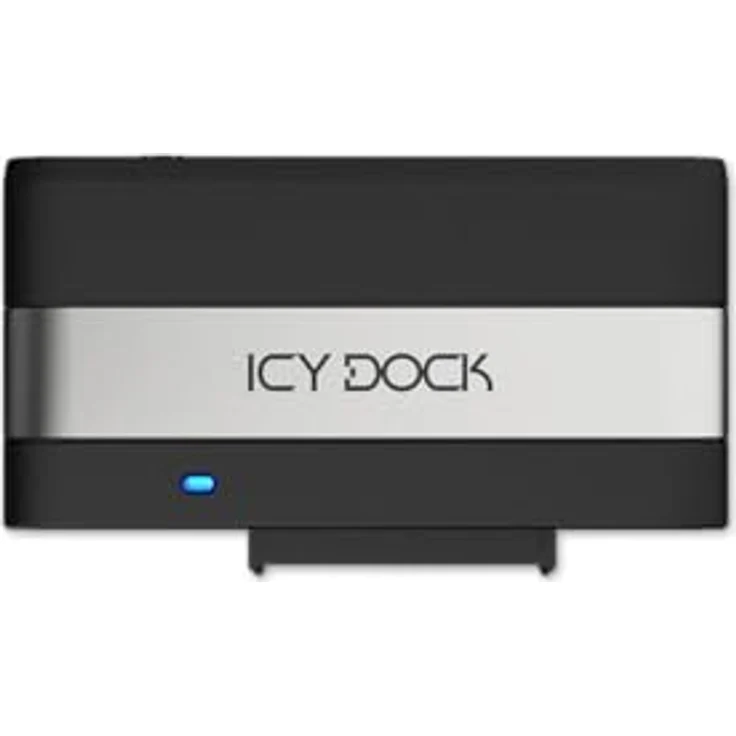 ICY DOCK EZ-Adapter Ex MB307U-1VB, 1x U.2/U.3 NVMe SSD zu USB 4 Gen3x2 Adapter, 40Gbps, kompatibel mit Thunderbolt 4, Aluminiumgehäuse, 15 mm SSD Unterstützung – Bild 2